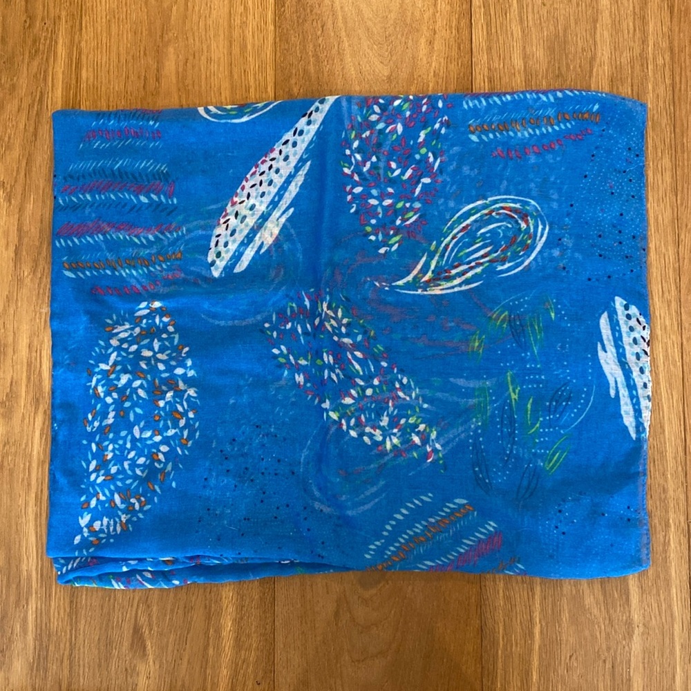 Colorful and soft cotton infinity scarf